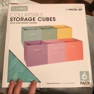 Sorbus Foldable Storage Cube Basket Bin